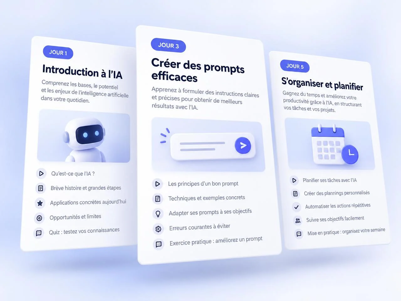 Aperçu des cours de la phase 1 : Phase 1 — Fondations du prompting