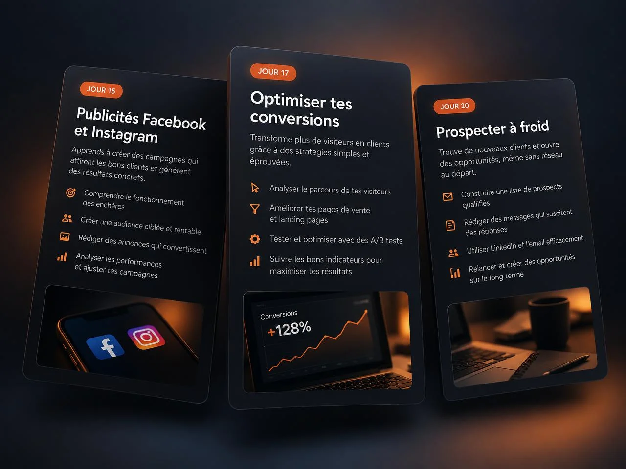 Aperçu des cours de la phase 4 : Phase 4 — Marketing & acquisition